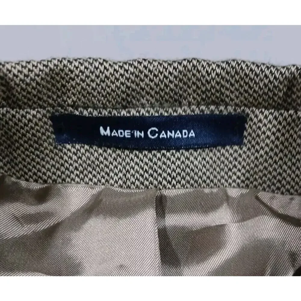 Chaps Blazer Mens 46 T Brown‎ New Wool Vintage Made In Canada